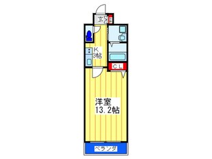 M　CUBEの物件間取画像